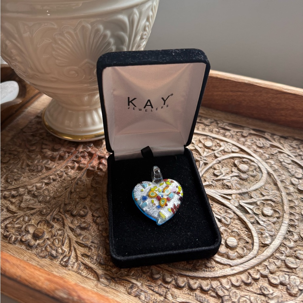 Glass blown pendant